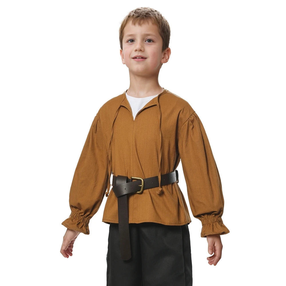 Chemise de Pirate Médiévale Garçon