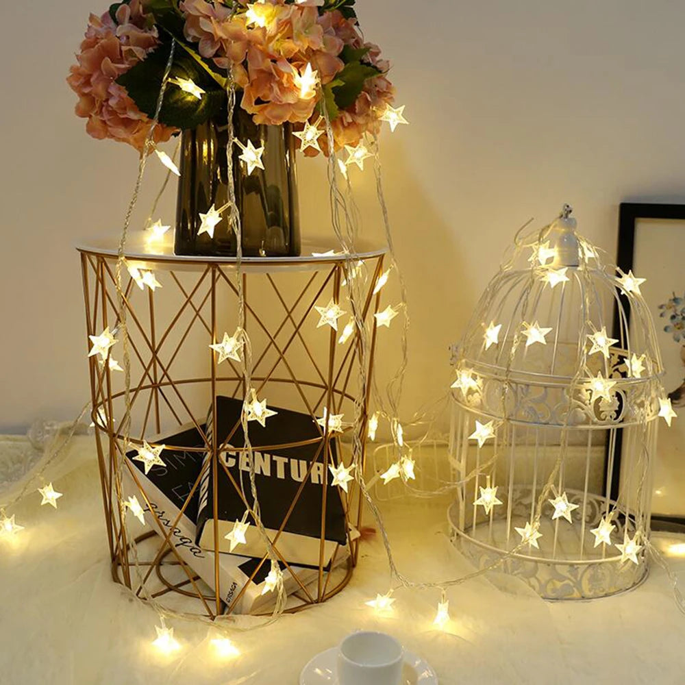 Guirlande lumineuse étoiles Noël – vue 6