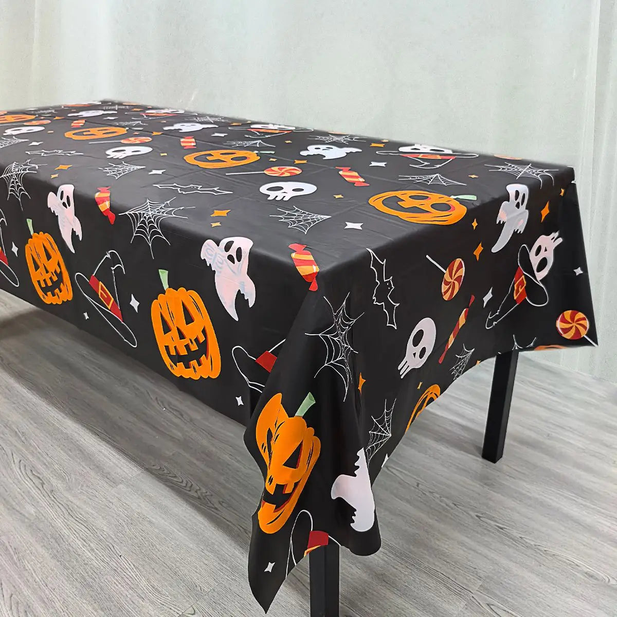 Nappe de Table Halloween Citrouille et Fantôme – vue 4
