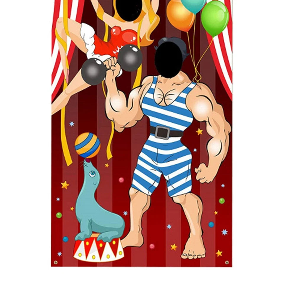 Banderole de Porte Thème Cirque pour Carnaval – vue 4