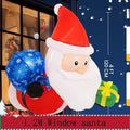 Père Noël Grimpeur Gonflable 2,4 m – Décoration Extérieure – vue 13