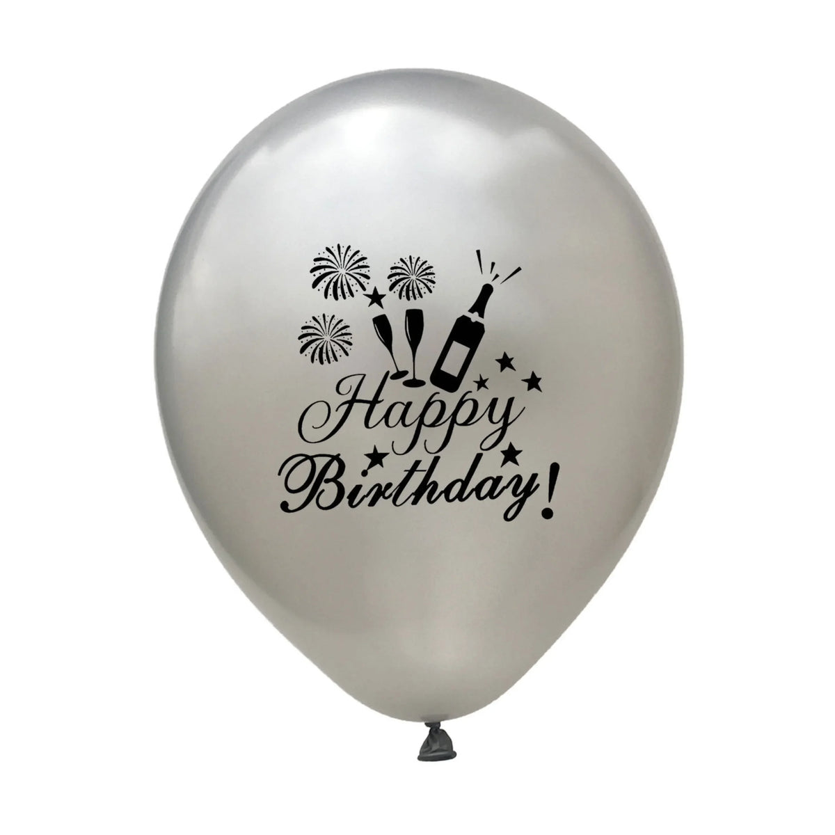 Lot de 15 Ballons Latex Or, Argent et Confettis – vue 11