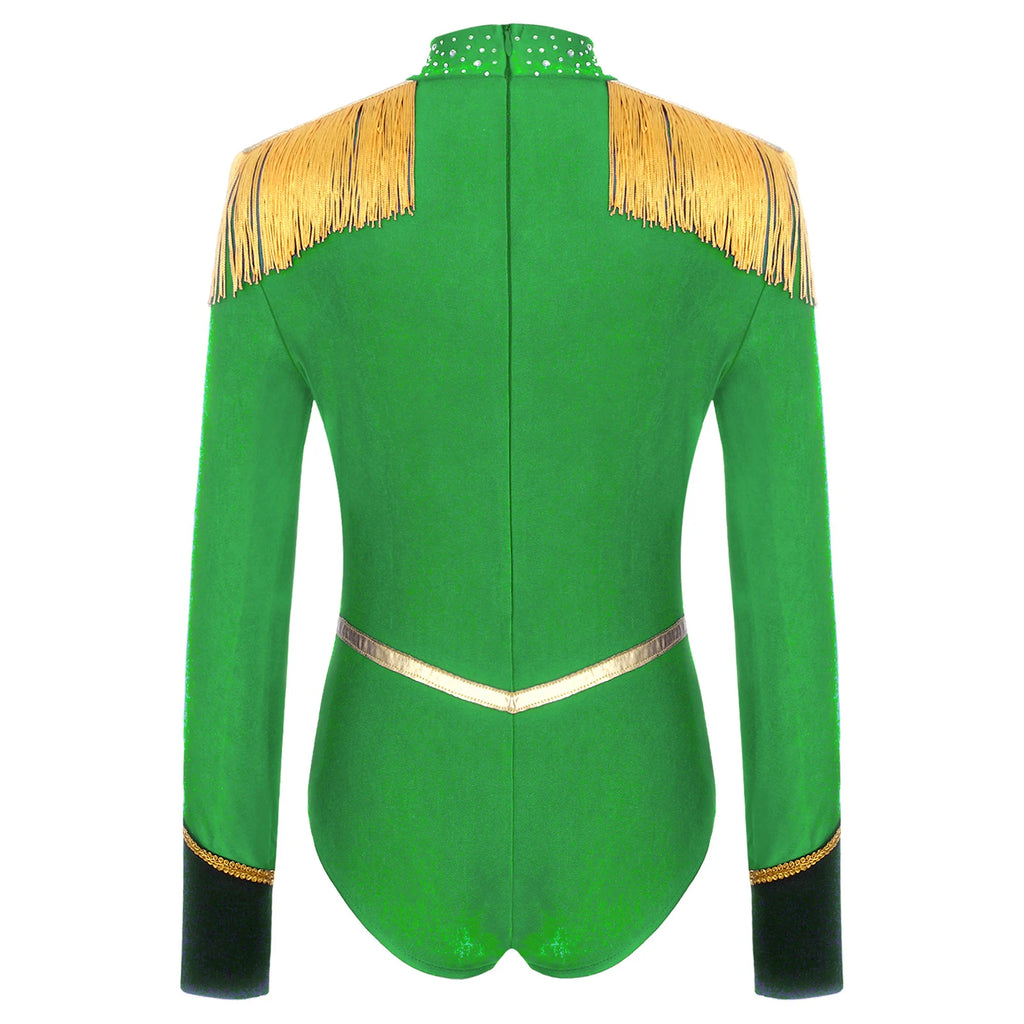 Déguisement Majorette Monsieur Loyal Fille – Body à Pampilles – vue 2