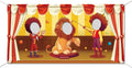 Toile de fond animaux cirque Carnaval – vue 7