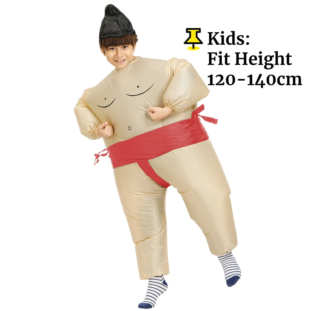 Déguisement Gonflable Sumo Adulte – Costume Rigolo – vue 7