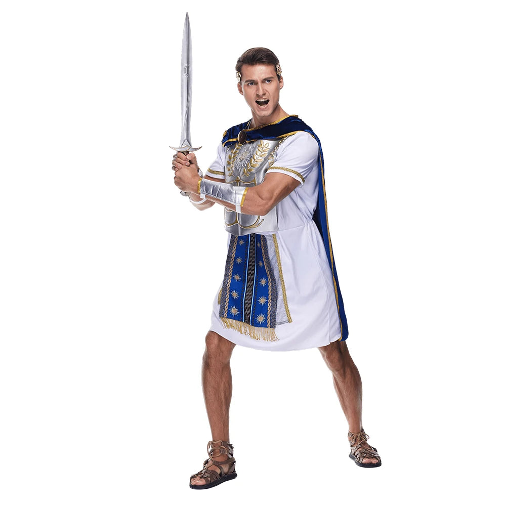 Costume d'Empereur Romain Gladiateur Homme – vue 6