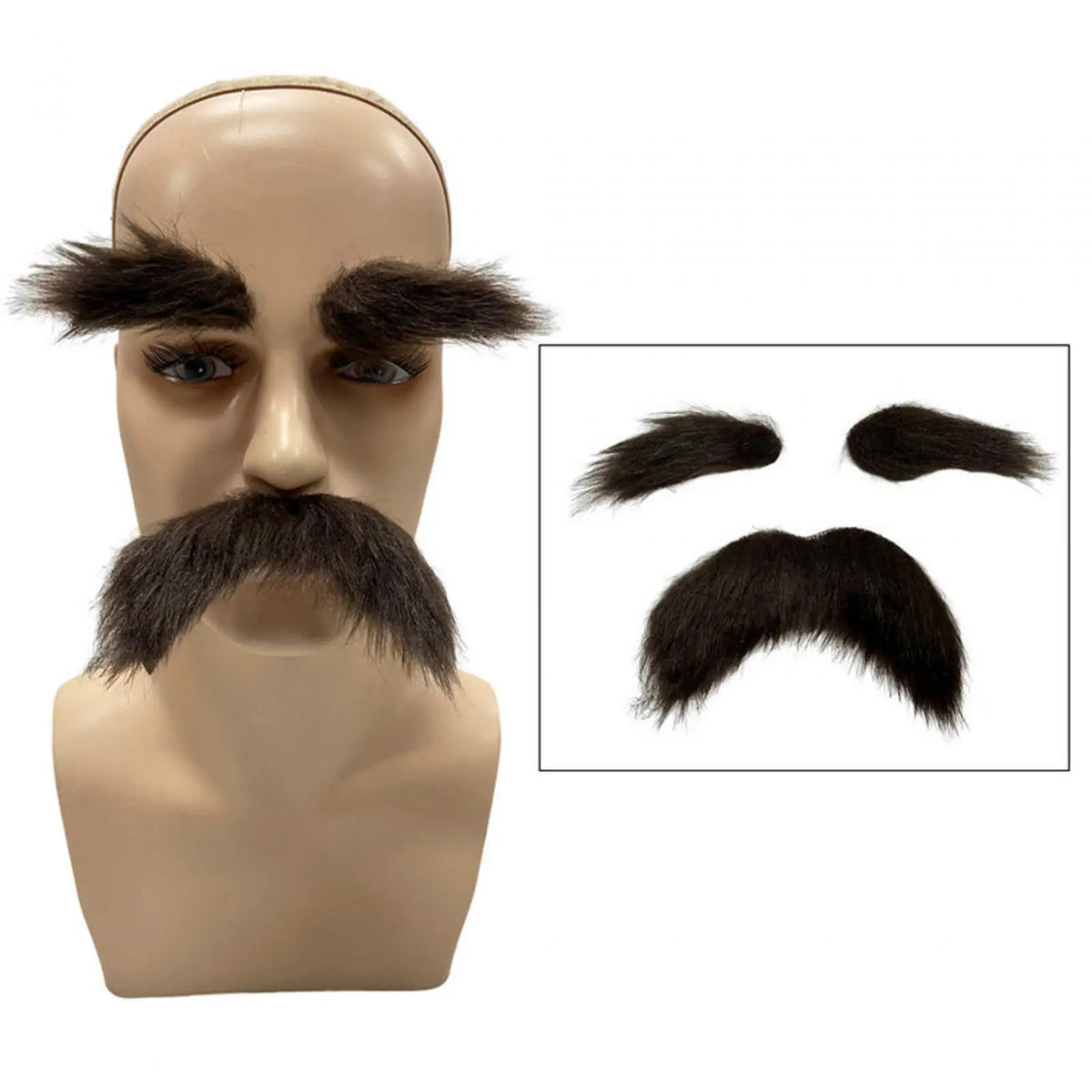 Kit Fausse Moustache et Sourcils Auto-Adhésifs
