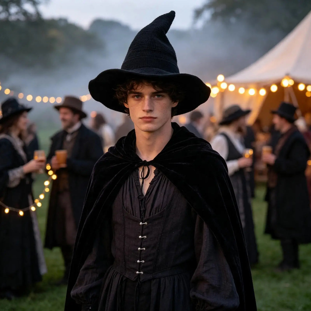 Chapeau de Sorcière Pliable Réglable – vue 4