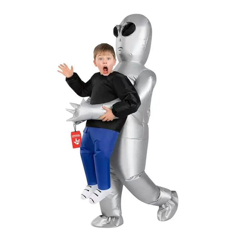 Déguisement Gonflable Alien Adulte – Costume Rigolo – vue 7