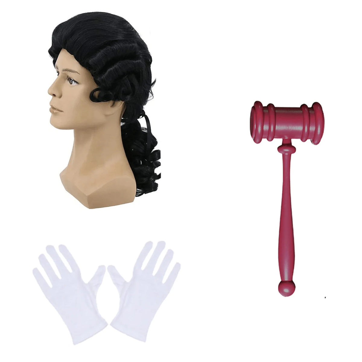 Costume de Juge Halloween 4 Pièces – vue 8