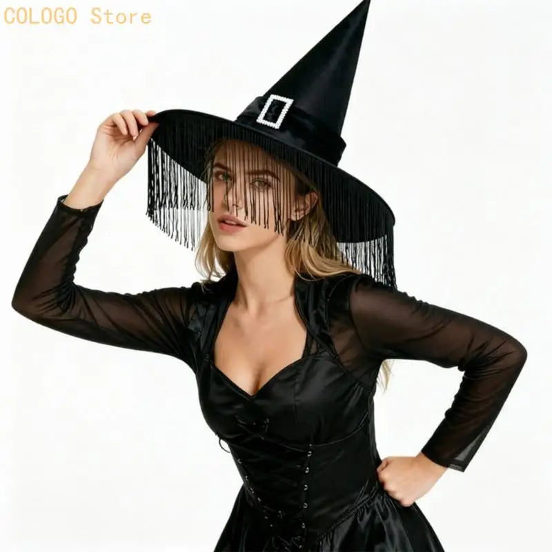 Chapeau de Sorcière Pointu Souple