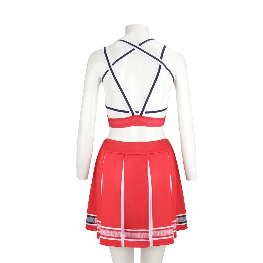 Déguisement Pom-Pom Girl Diablesse Rouge Adulte – vue 6
