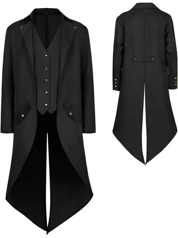 Veste Queue-de-Pie Vampire Steampunk Homme – vue 8