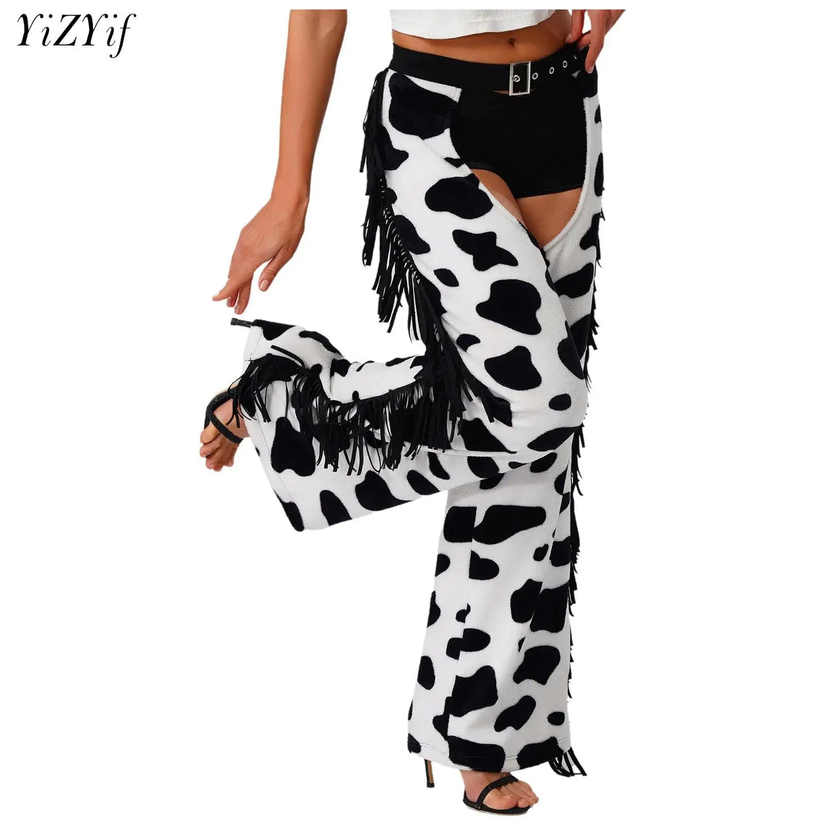 Jambières de Cow-Girl Imprimé Vache