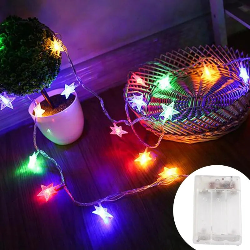 Guirlande lumineuse étoiles Noël – vue 11