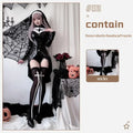 Combinaison Nonne Gothique en Simili-Cuir – vue 7