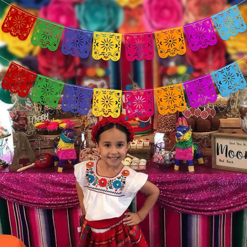 Banderole festive Día de los Muertos – Halloween et Carnaval – vue 5
