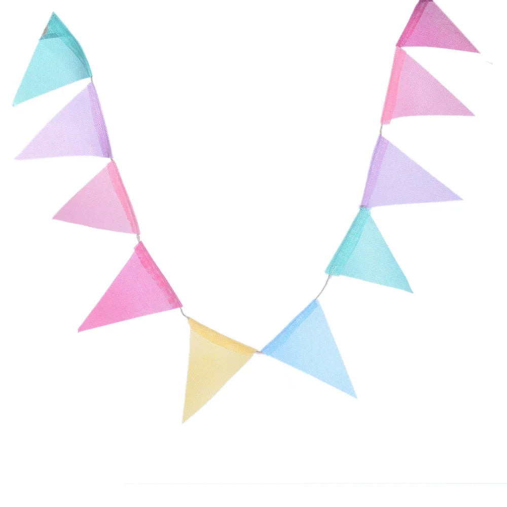 Guirlande de Fanions en Feutrine Colorée