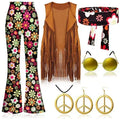 Gilet Hippie à Franges Femme – Années 60-70 – vue 8