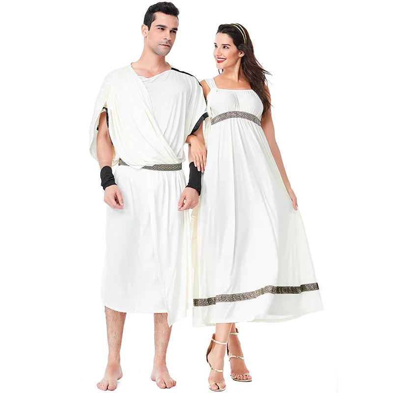 Déguisement Couple Dieu et Déesse Grecs – Toges Antiques – vue 4