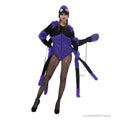 Body Araignée Violet Duveteux avec Chapeau Femme – vue 6