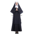Robe de Nonne Longue Noire Femme – vue 6