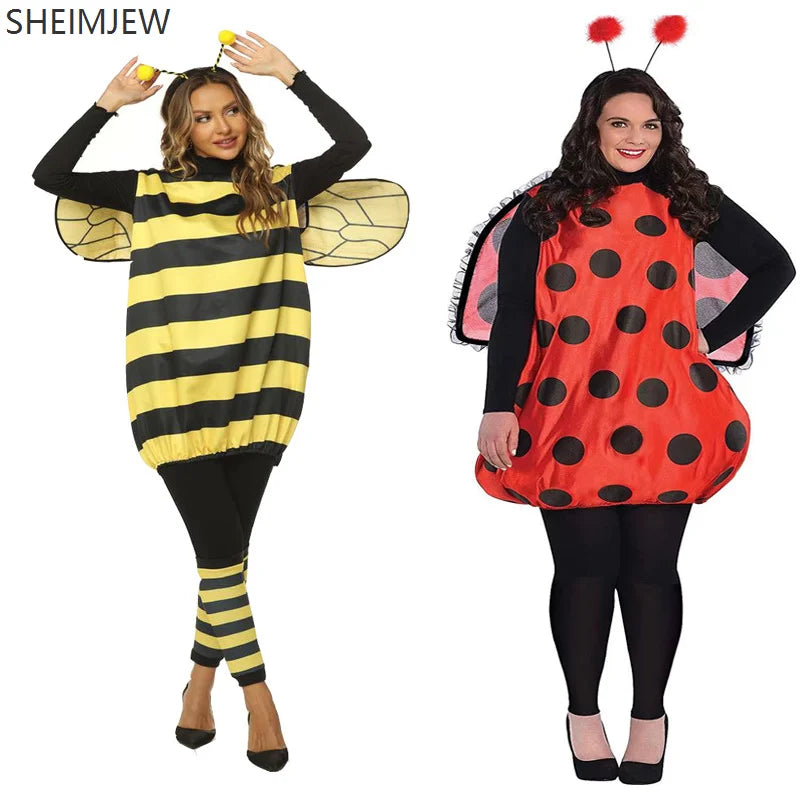 Body Abeille Coccinelle Femme – vue 2