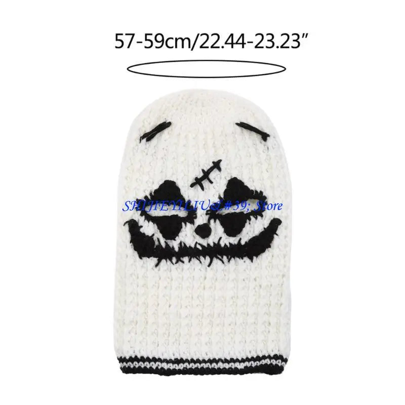Bonnet Cagoule Tricoté Ensanglanté – vue 6