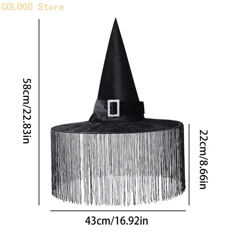 Chapeau de Sorcière Pointu Souple – vue 2
