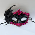 Masque Vénitien Fleuri Femme - Bal Masqué et Carnaval – vue 4