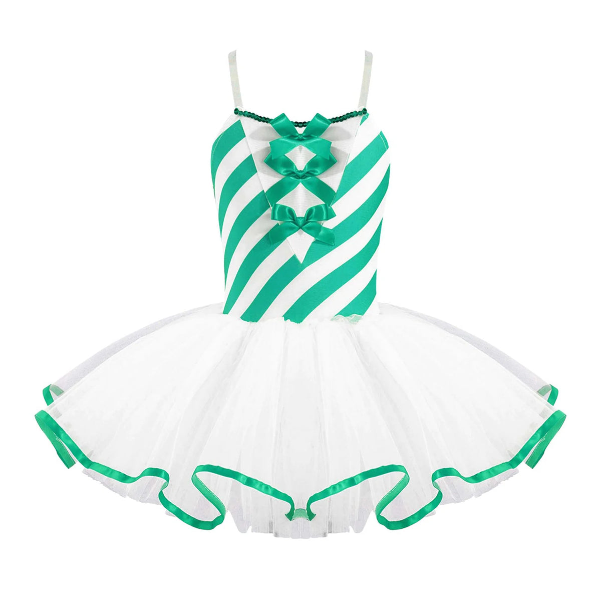 Robe Tutu Mère Noël Sucre d'Orge Fille – vue 13