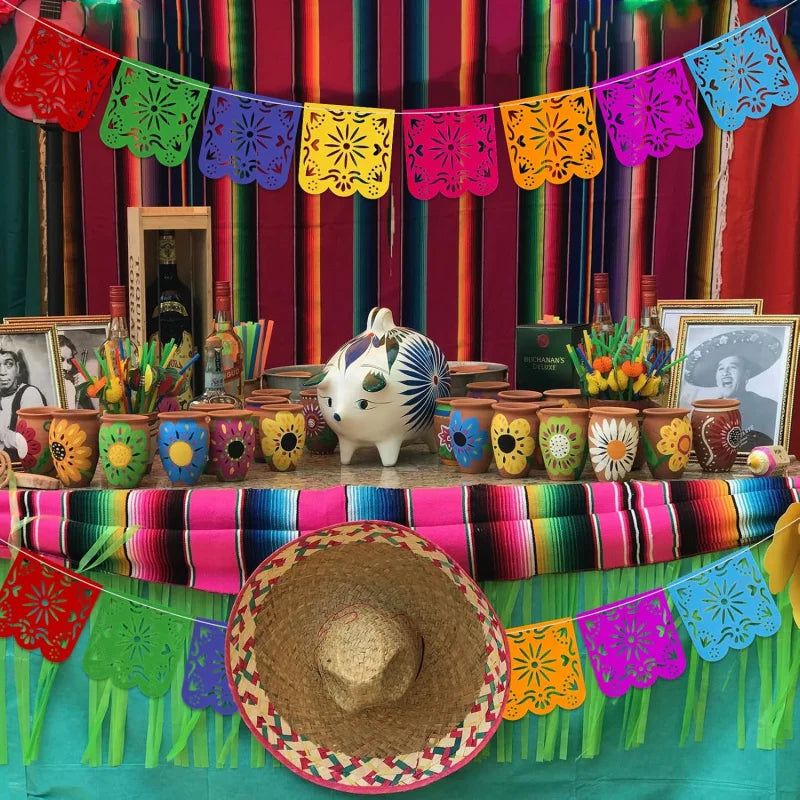 Banderole colorée Día de los Muertos – Halloween et Carnaval – vue 5