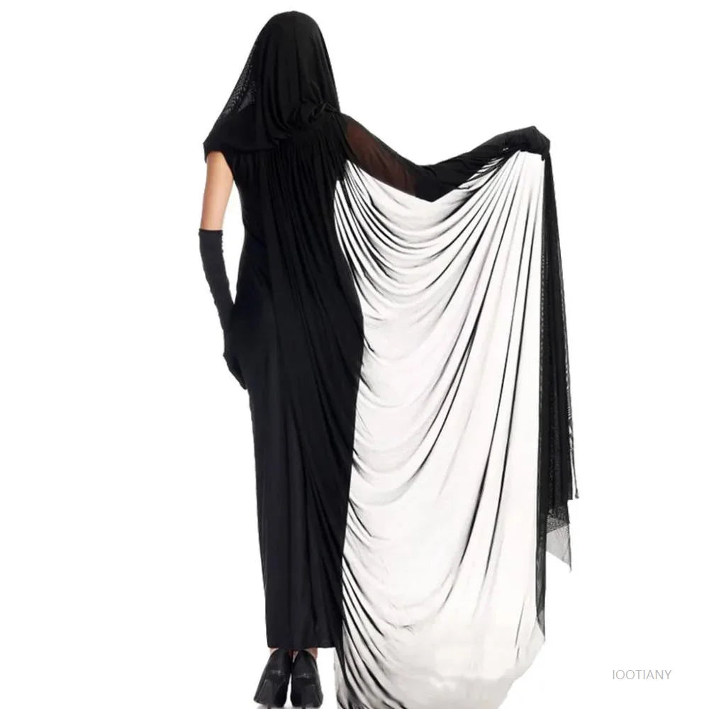 Robe Sorcière Vampire à Capuche Sexy – vue 5