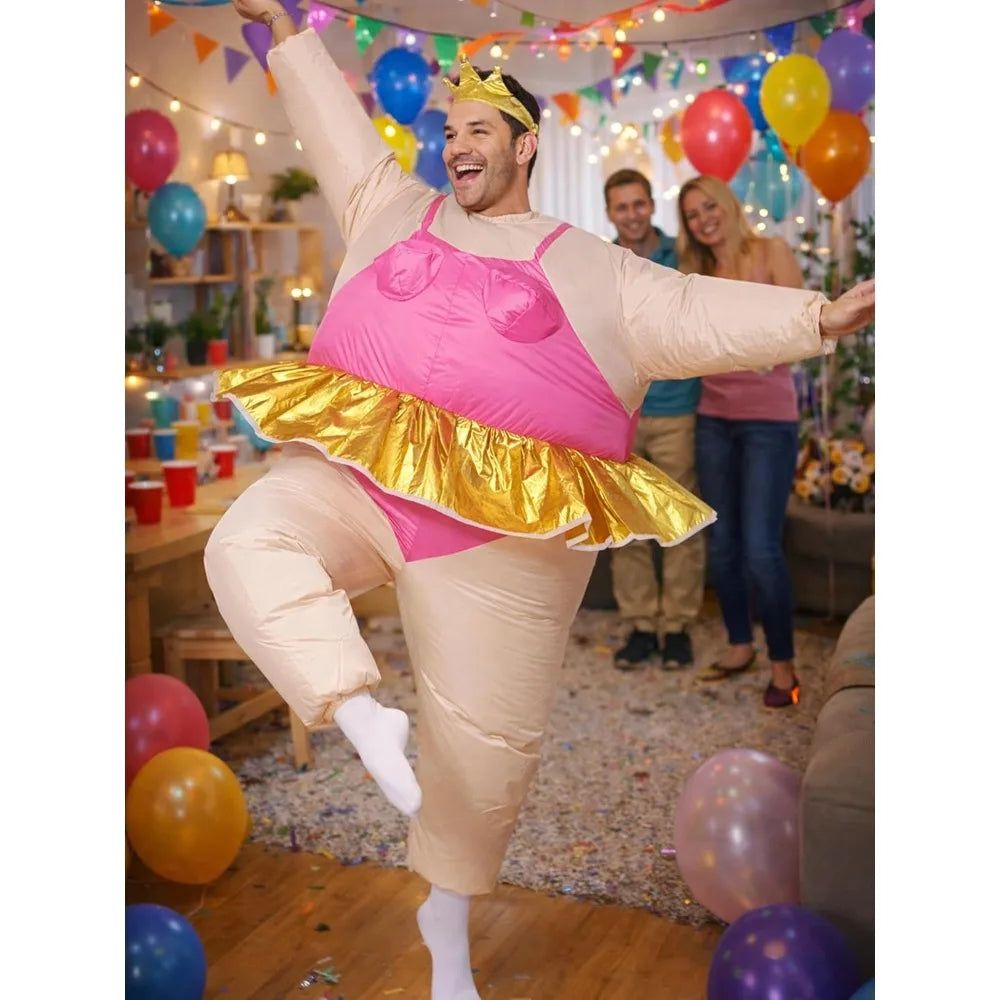 Déguisement Gonflable Ballerine Rigolote Adulte – vue 6