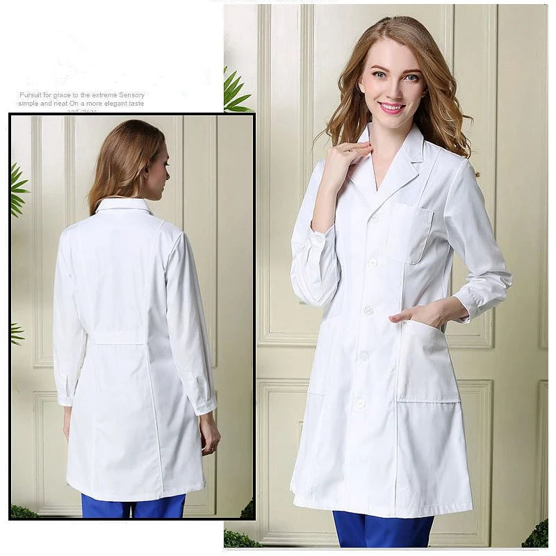Blouse d'Infirmière Blanche Femme – vue 7
