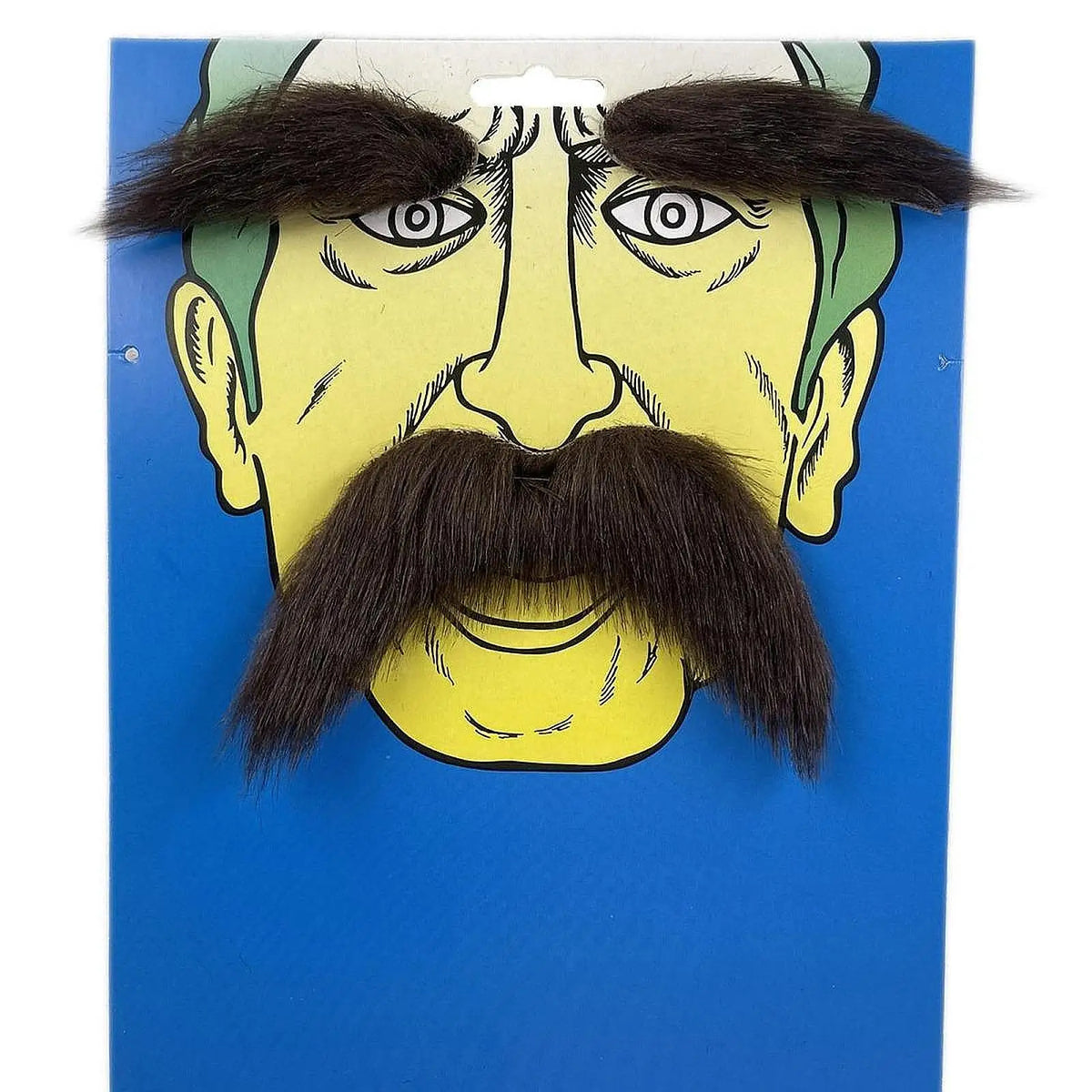 Kit Fausse Moustache et Sourcils Auto-Adhésifs - Déguisement – vue 5