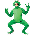 Combinaison Grenouille Verte Adulte avec Capuche – vue 7