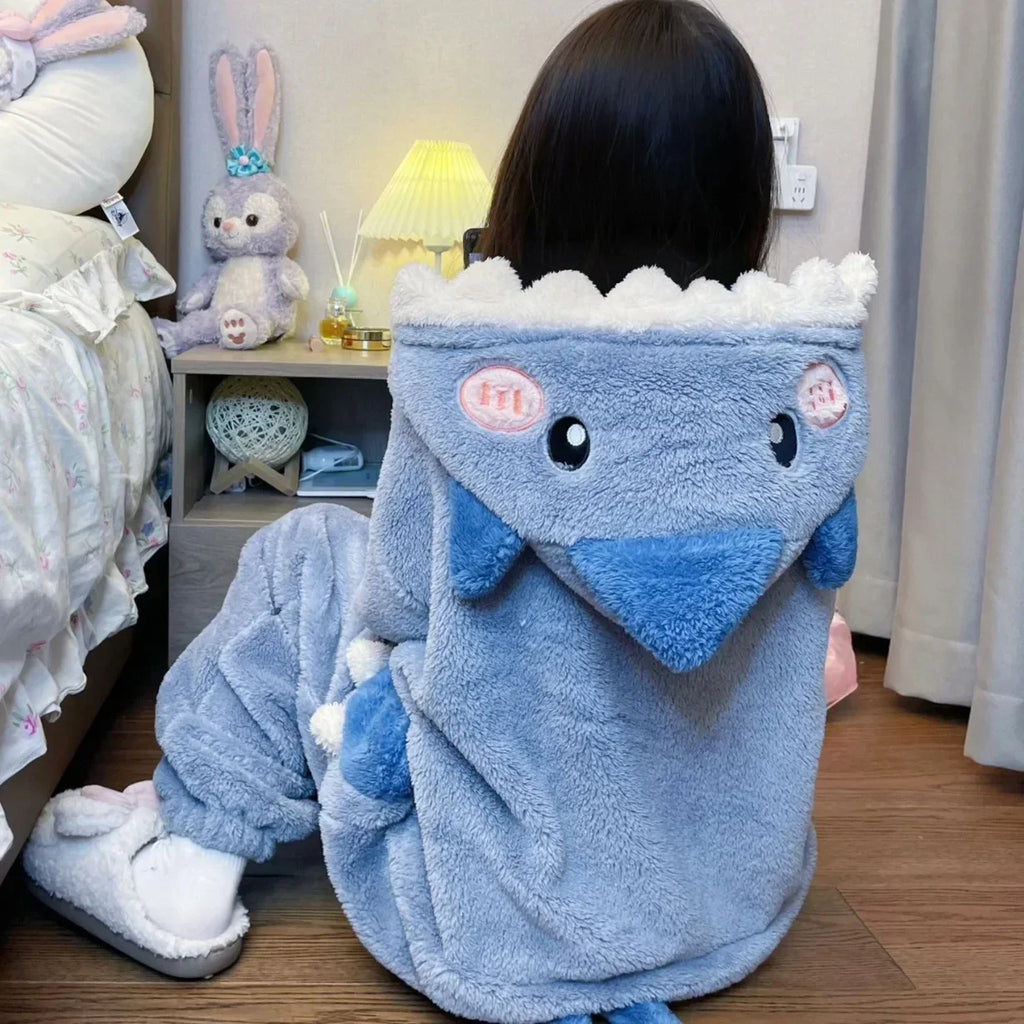 Combinaison Kigurumi Requin Femme - Pyjama à Capuche – vue 5