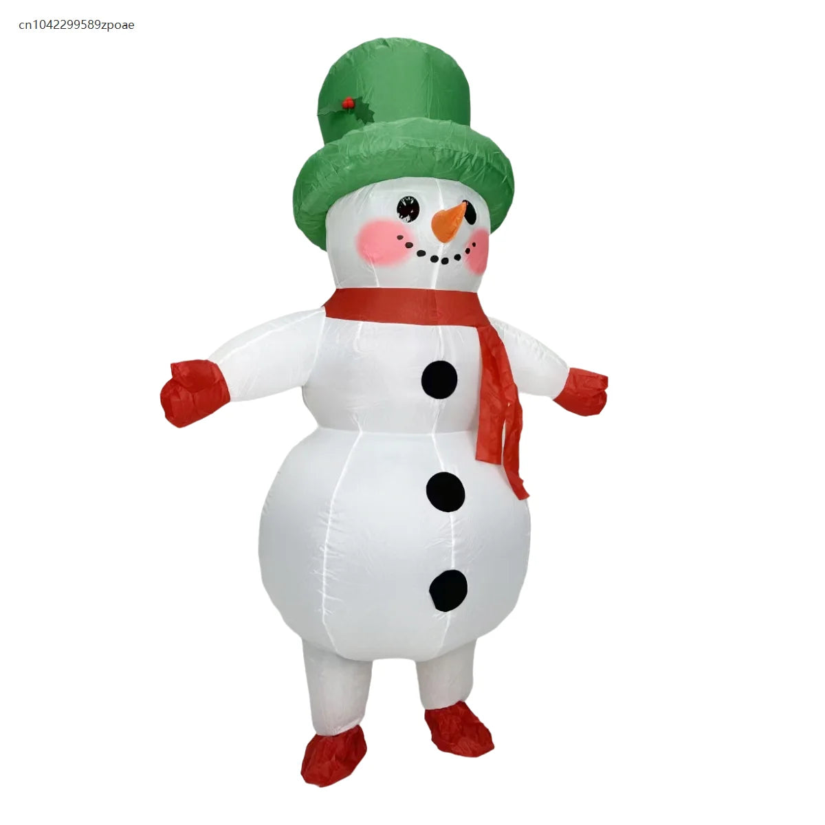 Déguisement Bonhomme de Neige Gonflable — Adulte – vue 2