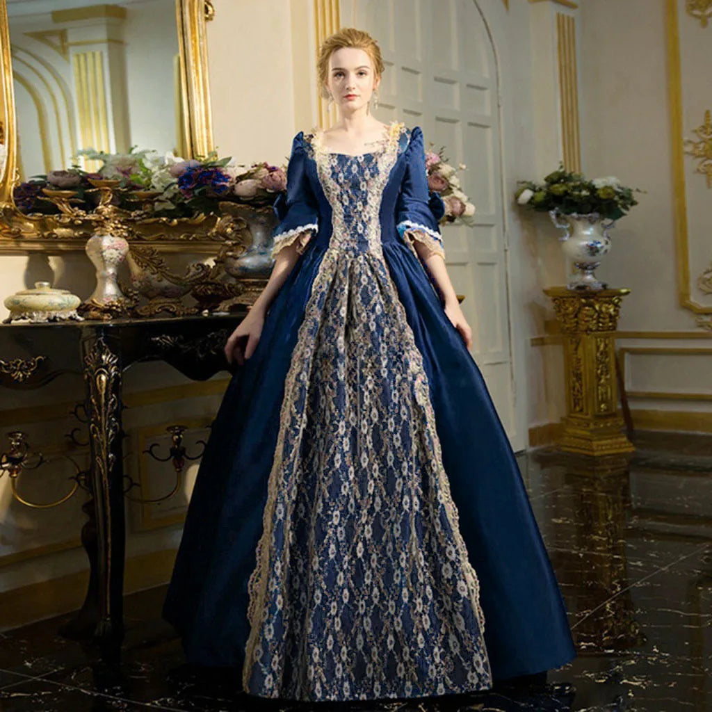 Robe Médiévale Reine Femme – vue 9