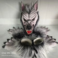 Déguisement Loup-Garou Peluche – Tête, Griffes et Pieds – vue 7