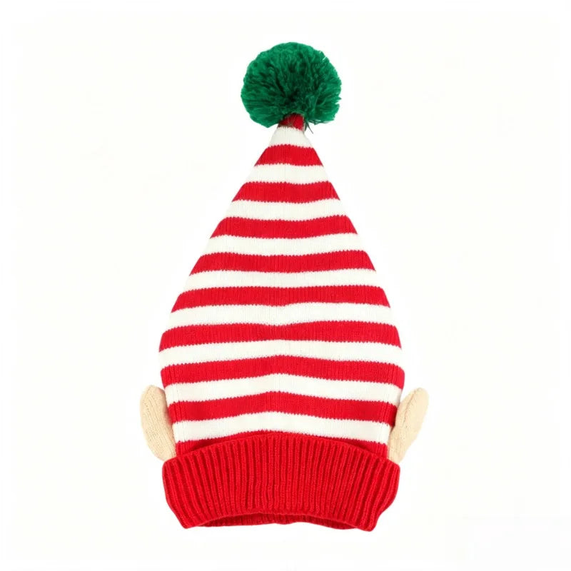 Bonnet de Lutin Tricoté Rayé – 3 Coloris – vue 5