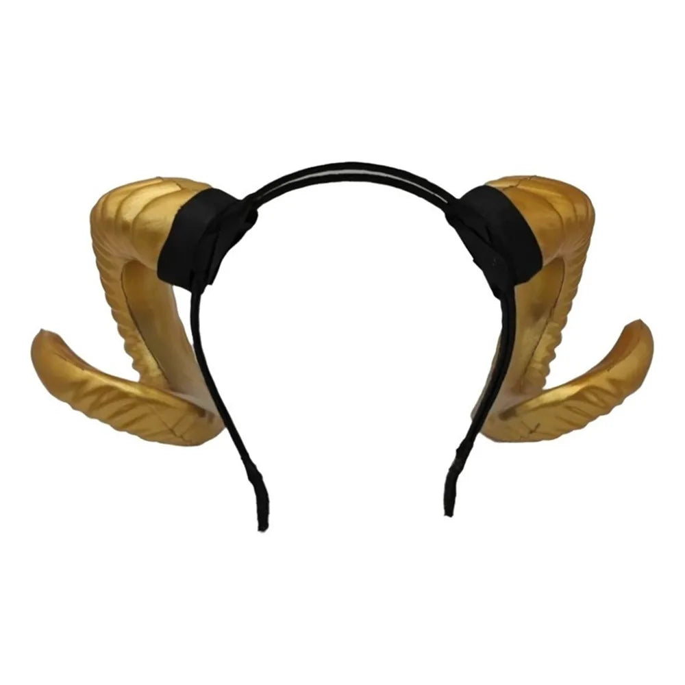 Serre-Tête Cornes de Bélier – Accessoire Démon – vue 7