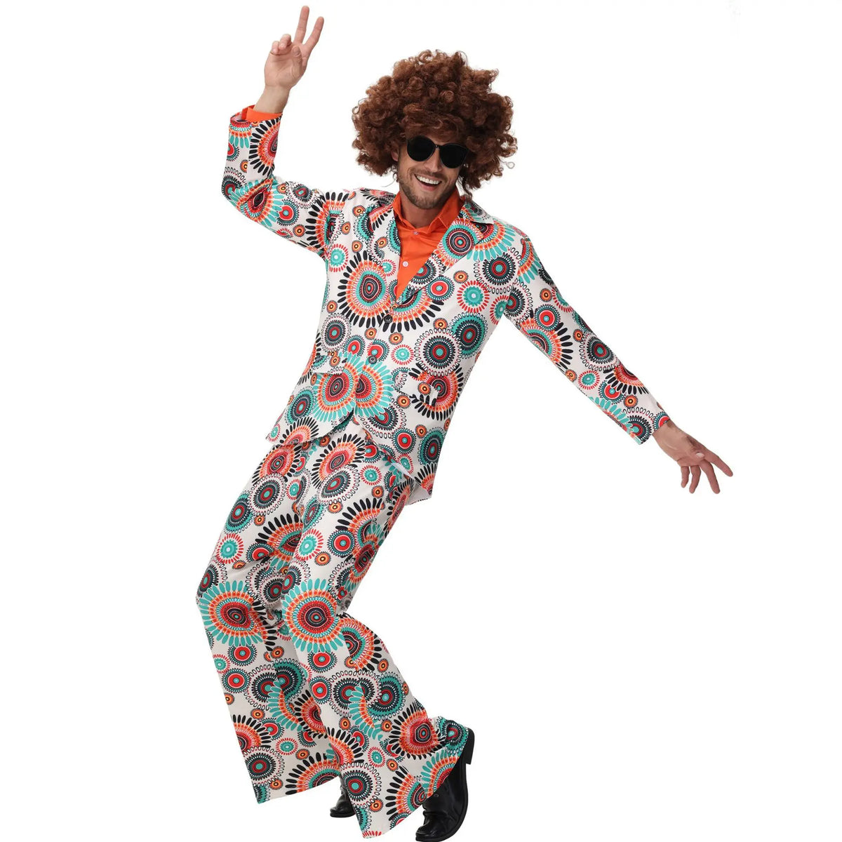Kit Duo Déguisement Hippies Couple – vue 4