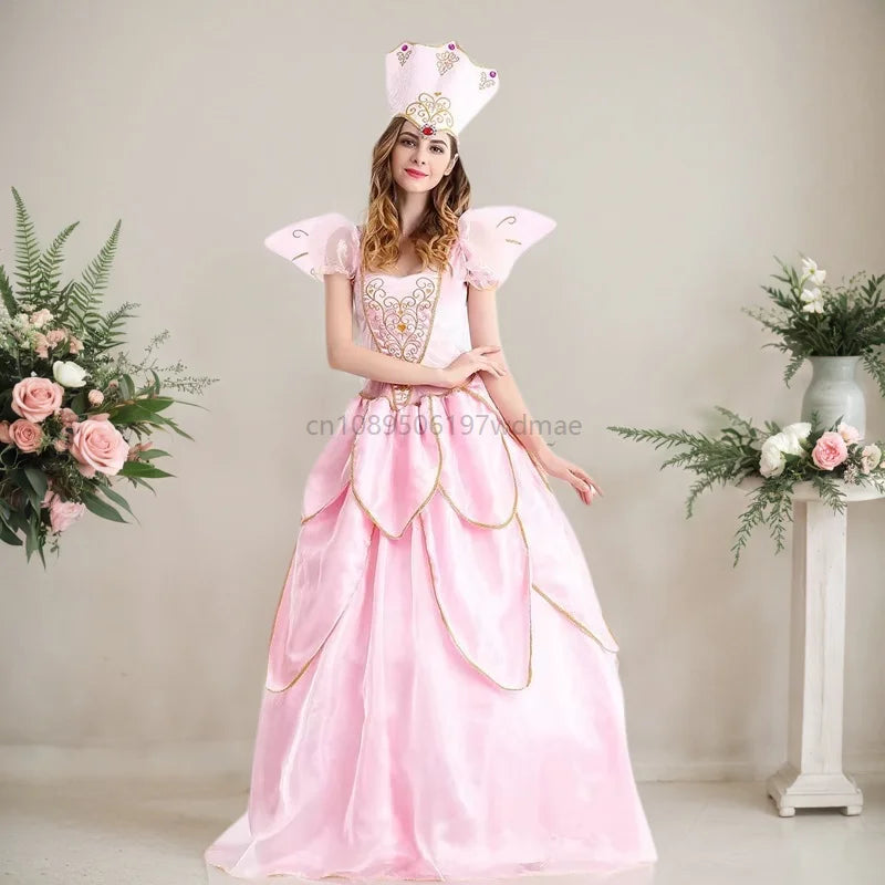 Robe de Princesse Ange Rose Femme - Costume de Scène et Fête – vue 2