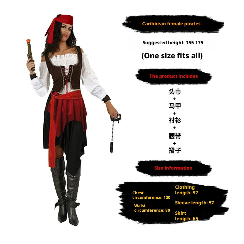 Kit Duo Déguisement Pirates Couple – vue 5