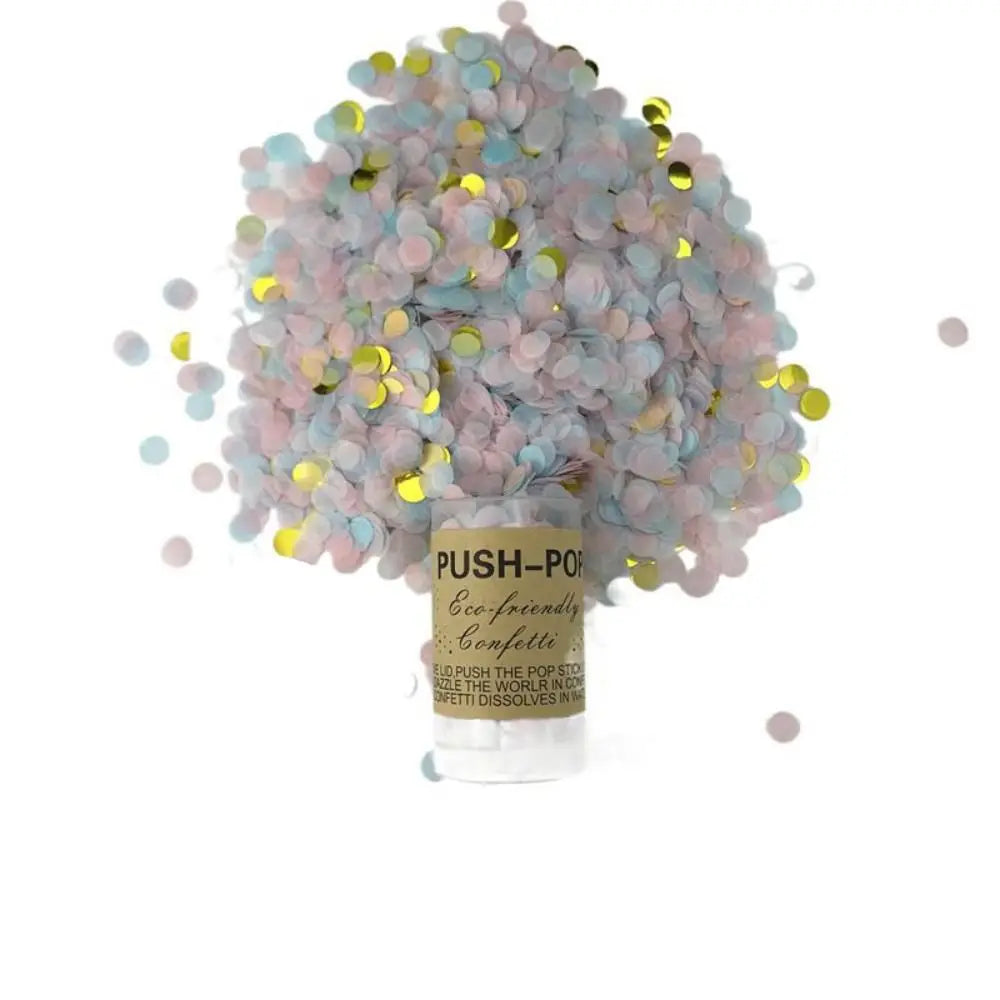 Canons à Confettis Ronds Colorés Baby Shower Mariage – vue 10