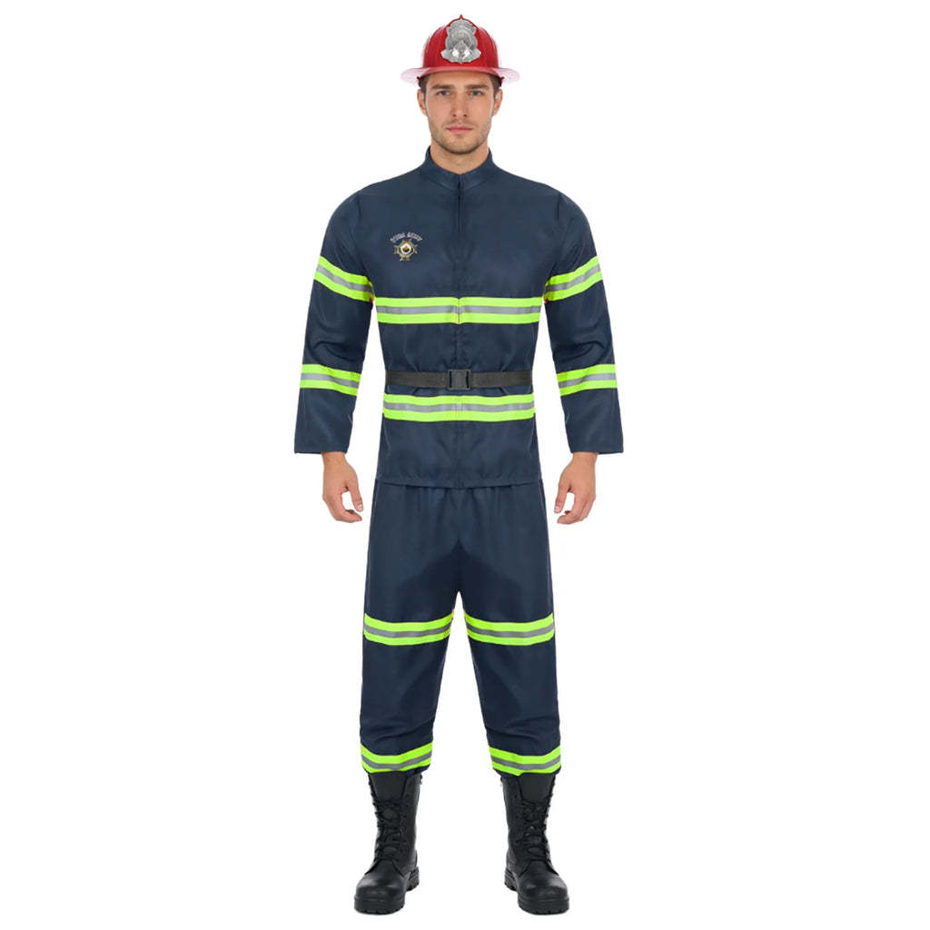Déguisement Capitaine Pompier Homme – Tenue de Travail – vue 4