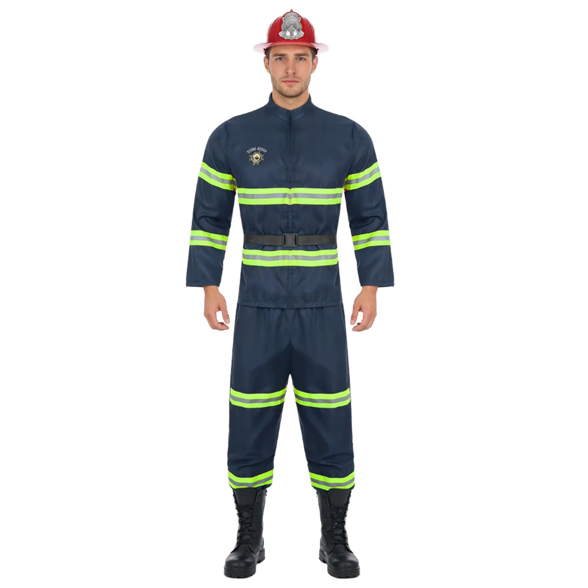 Déguisement Pompier Héros Homme – Casque, Veste et Pantalon – vue 6