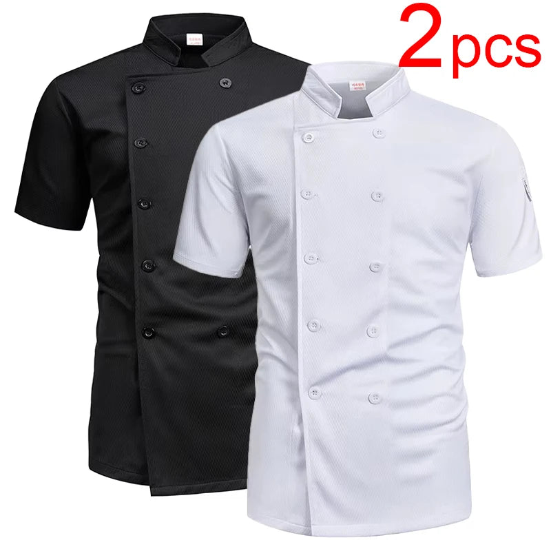 Veste de Cuisinier Homme — Tenue de Chef Respirante – vue 7